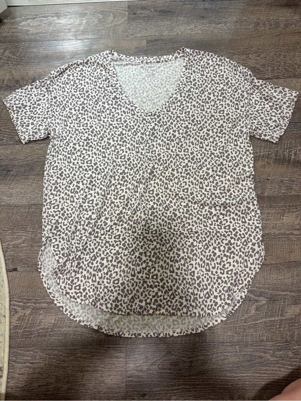 Leopard Print American Eagle Tee Shirt